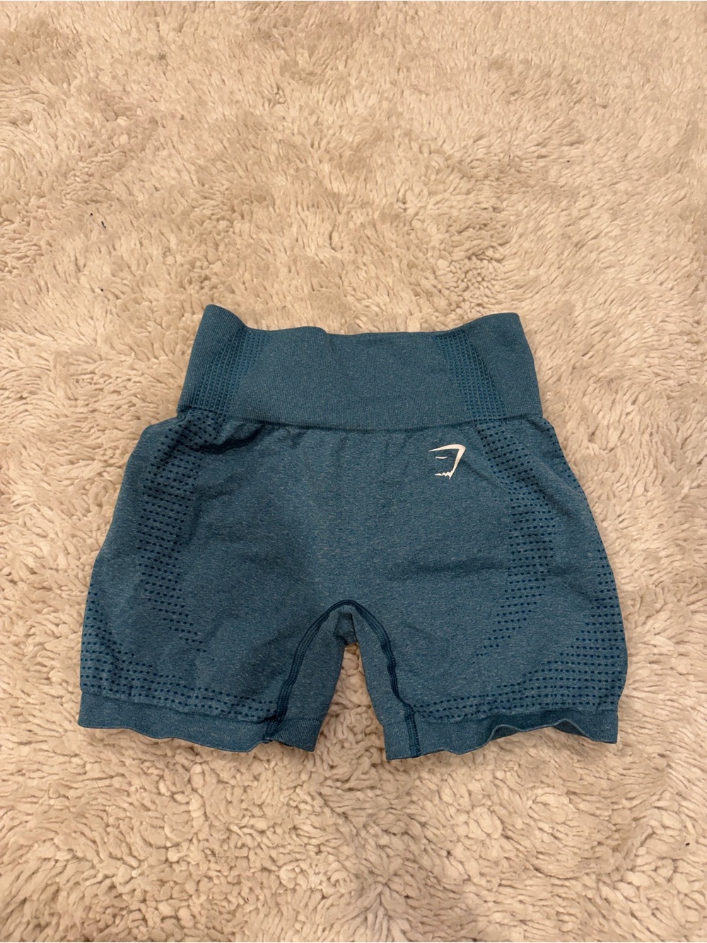 Gymshark vital seamless short in teal size small